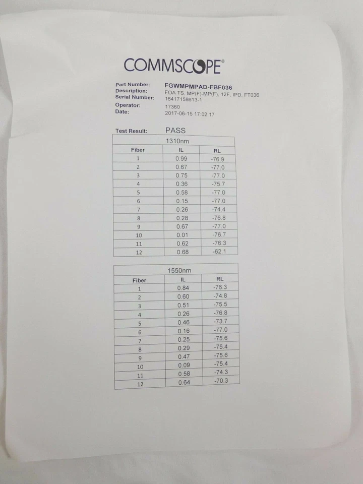InstaPATCH FGWMPMPAD 360 SM MPO F to MPO F, Trunk Cable 12-Fiber - 36 Feet Plus - Image 4 of 4