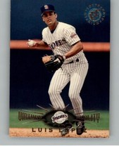 1995 Stadium Club Luis Lopez 162 Virtual Reality San Diego Padres