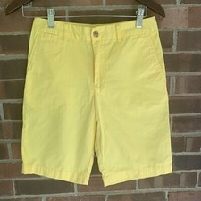 Polo Ralph Lauren Yellow Cargo Shorts Boy  s Size US 14 100 Cotton NEW