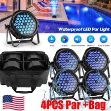 Waterproof RGBW 36x10w LED Par Light DMX Stage Wash Beam IP65 Outdoor Yard Light