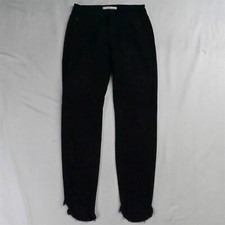 KanCan 3 Raw Hem High Black Stretch Denim Womens Jeans