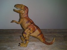 T-Rex Action Figure Toy Tyrannosaurs Rex Dinosaur Roaring Sound  Eyes Light Red