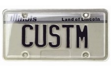 Clear White License Plate Tag Frame Cover Shield Protector For Auto-car-truck