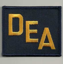 DEA - Drug Enforcement Administration  (DROGEN) Polizei Abzeichen FEDERAL Patch