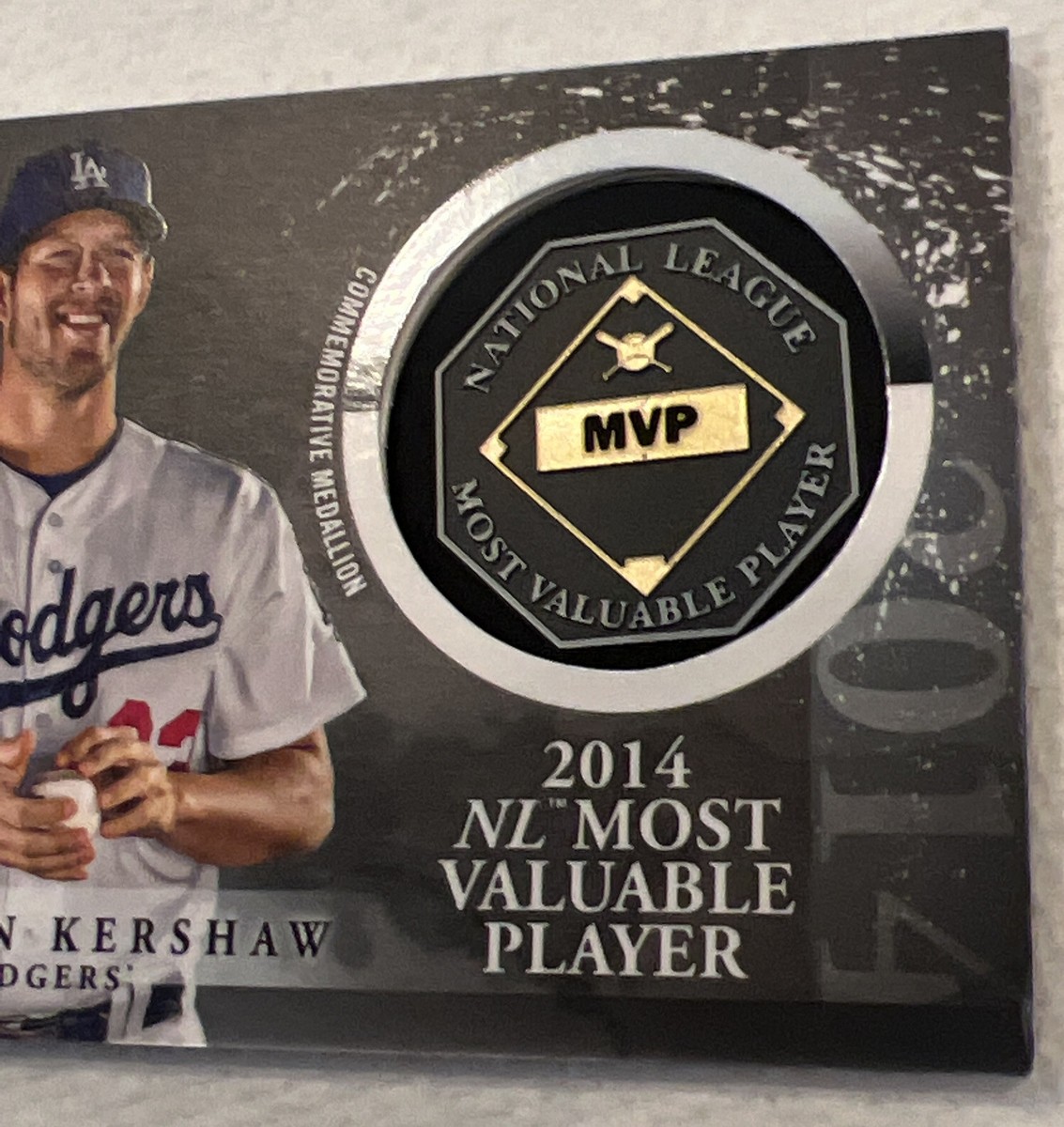 2023 Topps Update Clayton Kershaw 2014 NL MVP Award Winner #MVP-CK