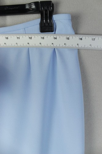 Calvin Klein Light Blue Pencil Skirt - Size 8 - Picture 6 of 6
