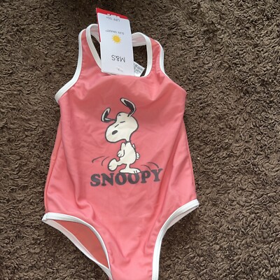 BNWT M&S Baby Girls 3-6 Months Pink Multi UPF 50+ Swimming