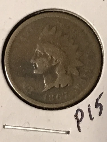 1867 Indian Head Cent   AG/G   **KEY DATE**