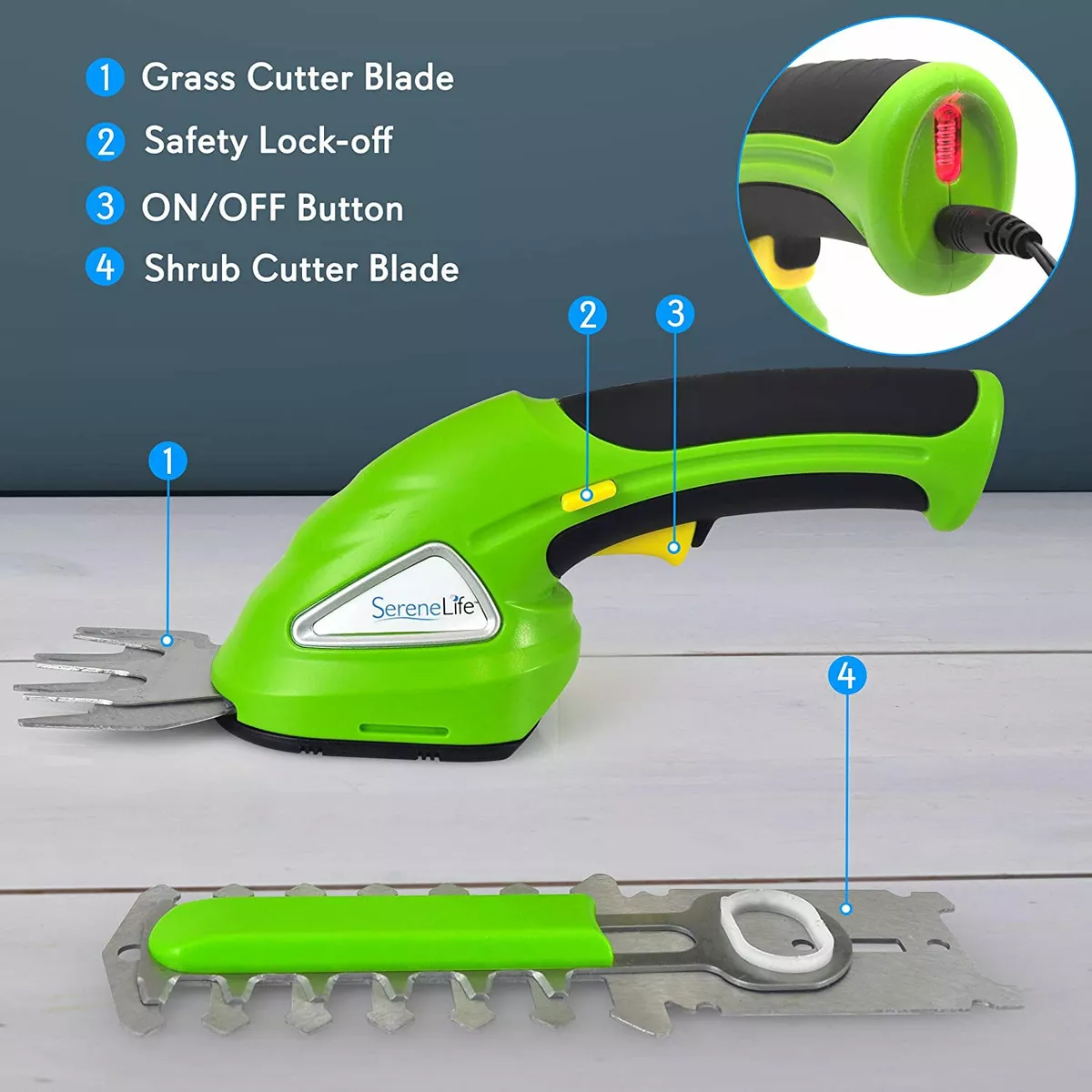 Rechargeable hand sale held grass trimmer
