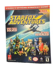 Starfox Adventures Prima's Official Strategy Guide With Poster Nintendo 2002