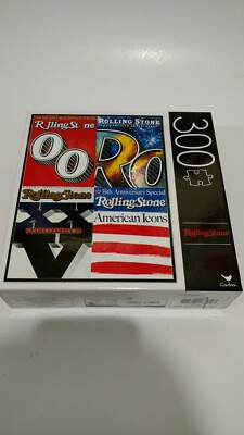 Cardinal-300 Piece Jigsaw Puzzle- Rolling Stone Covers - NEW/Sealed 18x24 inches