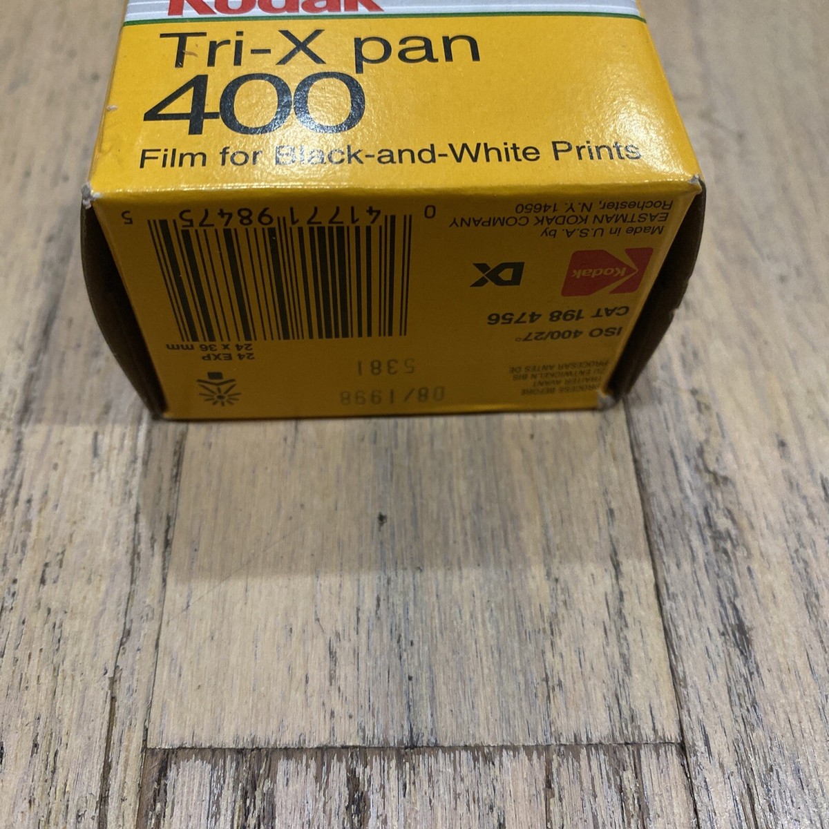 Kodak Tri-X Pan 400 B&W Print Film TX 135-24 NOS Sealed