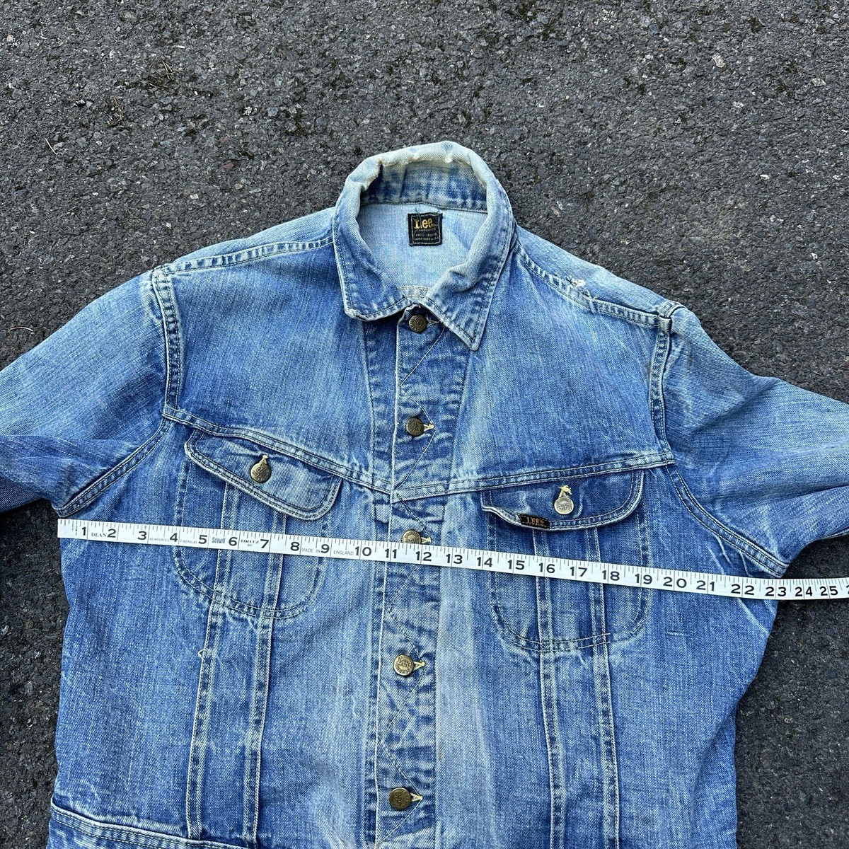 VTG 70s LEE 101J Sanforized Denim Jacket Type 2 Rockabilly VTG 70s LEE 101J Sanforized Denim Jacket Type 2 Rockabilly