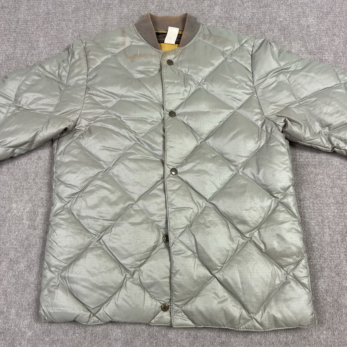 ジャケット・アウター 80s vintage Eddie bauer short down jkt Vintage 80s Eddie Bauer Mens Goose Down Puffer Jacket Sz