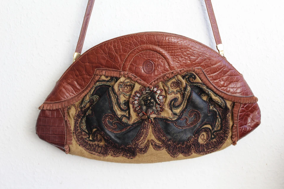 Sehr seltene original Gianfranco Lotti Umhängetasche aus den 70er Jahren - Bild 2 von 4