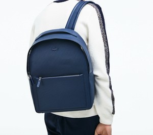 men's chantaco matte piqué leather flap bag