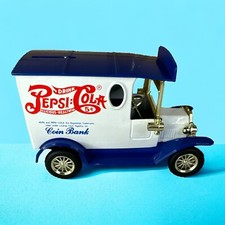 Pepsi-Cola  Delivery Truck - Coin Bank with Key