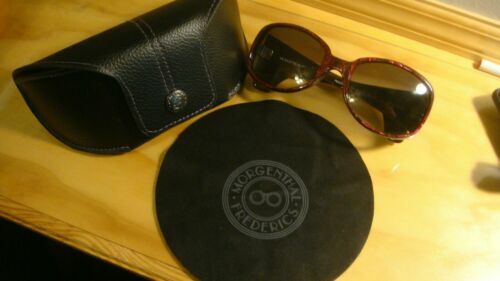 Morgenthal Frederics Sunglasses HALLE Col 041 Black Round  display picture 2
