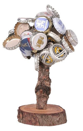 Kronkorkenbaum (Cadeau Homme, Jeu à Boire, Bière) Le Deckelbaum / Magnetbaum V2 - Bild 7 von 9