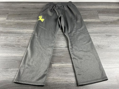 UNDER ARMOUR Stretch Waist Straight Leg Gray Activewear Sweatpants Boy's Size M - Picture 4 of 9