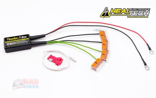 Healtech ThunderBox Advanced Power Distribution Module 32A Universal All Bikes - Picture 1 of 8