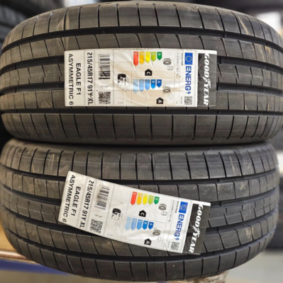 2X GOODYEAR F1 EAGLE ASYMMETRIC 6 215/45/17 215 45 ZR17 XL 87Y