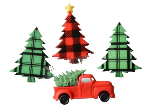 DRESS IT UP Assortiment De 12 Boutons De Noël