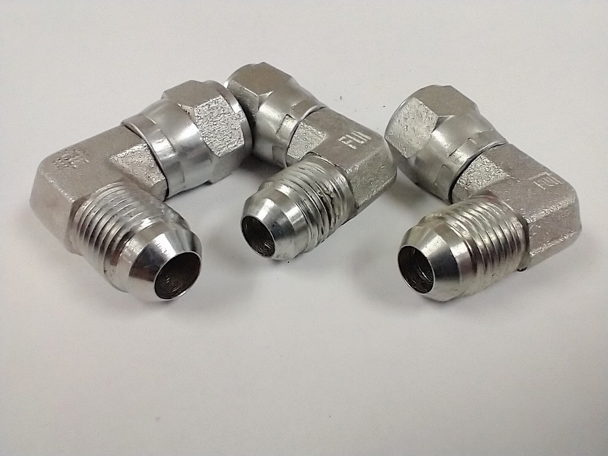 24EMTXS | Gomo 90° Parker, Connettore A: Maschio 37° JIC Flare, B: Maschio 37° JIC Flare, In Acciaio | RS - Foto 11