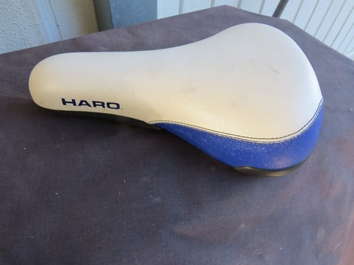 HARO SEAT PADDED EARLY- FREESTYLE BLUE OLD SCHOOL BMX MASTER SADDLE VINTAGE - Picture 7 of 10