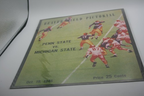 Michigan St @ Penn State Oct. 19, 1946 College Football Program Print 11x14