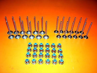 98-10 FITS DODGE CHARGER CHRYSLER 300 2.7 INTAKE & EXHAUST VALVES + VALVE SEALS - Picture 1 of 1