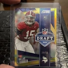 2024 Panini Score Football Gold Zone Dallas Turner #8
