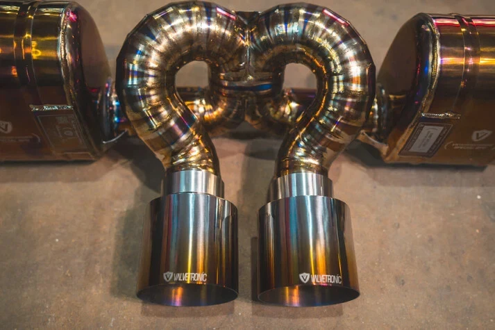 Valvetronic Designs Titanium Valved Sport Catback Exhaust For 14-19 Porsche GT3 Foto 3 de 4