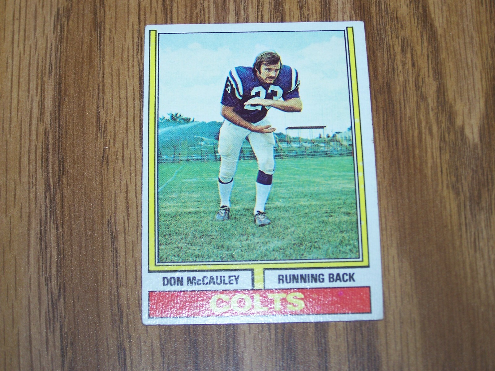 1974 Topps Don McCauley