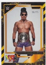 2022 NXT 2.0 WWE #21 CARMELO HAYES SSP GOLD R/C #36/75