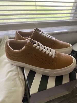 Vans x Proper Old Skool LX Buffalo Leather Gold/ Marshmallow 