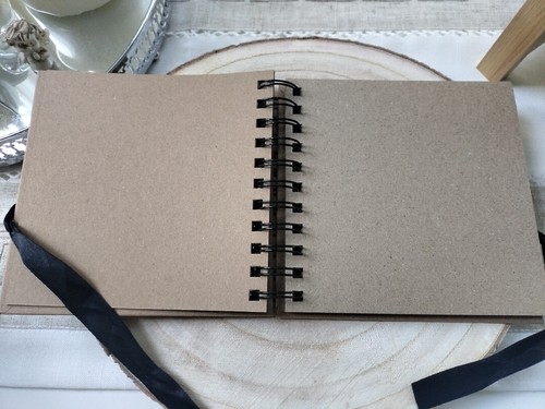 Personalised Wedding Memories Scrapbook Photo Album, Laser Engraved - Picture 3 of 3