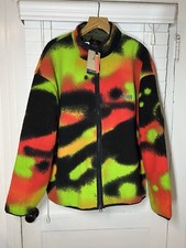 Nike Air Jordan Flight MVP Sherpa Jacket Mens Size XXL Infrared Spray NEW 