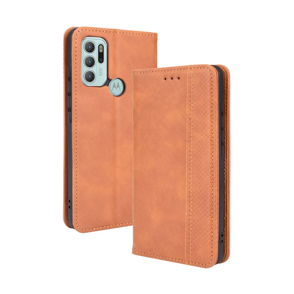 For Motorola Moto G60S G60 Case Shockproof Magnetic Leather Wallet Card Cover - Image 2 of 4