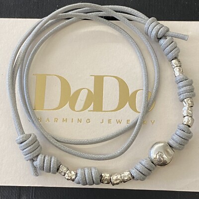 Dodo Pomellato Collana Grigio Perla Maxi Pepita Granelli Argento