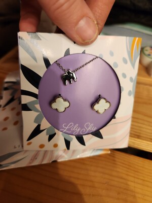 Brand New Necklace And Earring Set By Lily Sky | eBay