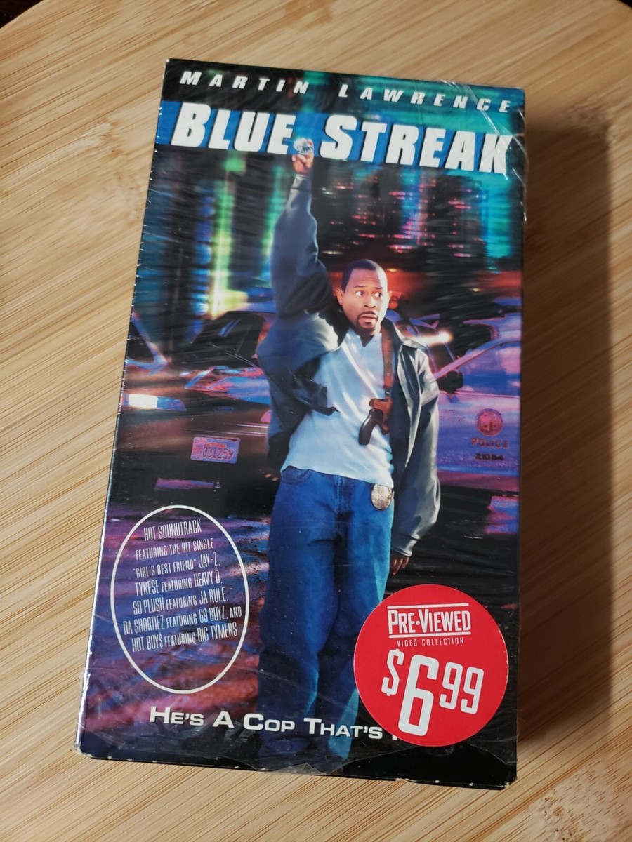 Blue Streak VHS Martin Lawrence, Dave Chappelle Comedy/Action | eBay