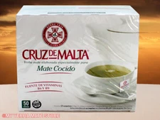 Yerba Mate - Cruz de Malta - 50 Tea Bags - Mate Cocido - Free Shipping