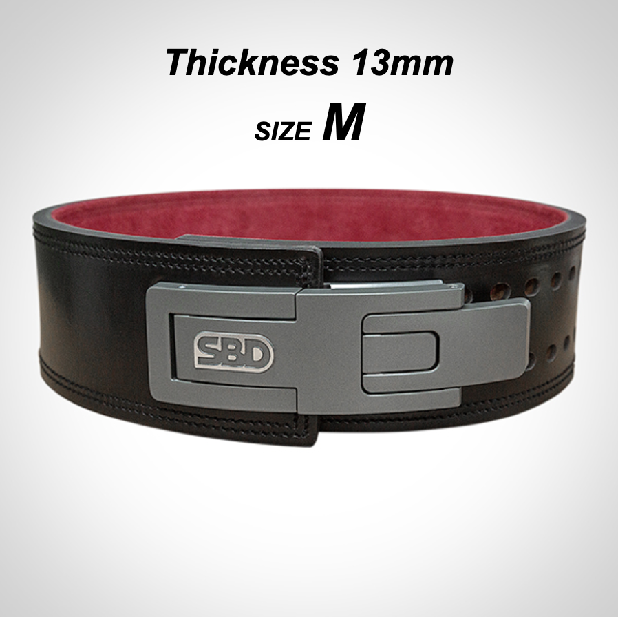 Power Lifting Belt SBD Size XS - 4XL Black Leather T13mm Power Lifting Belt SBD Size XS - 4XL Black Leather T13mm