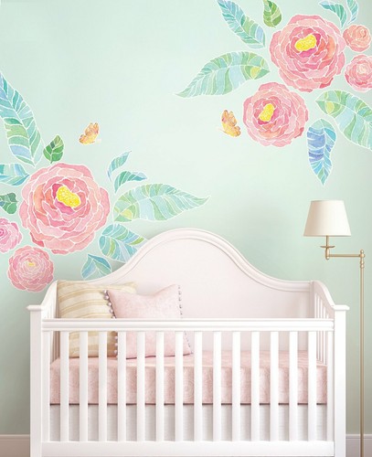 Spring Garden Flower Wall Stickers - Bild 3 von 3