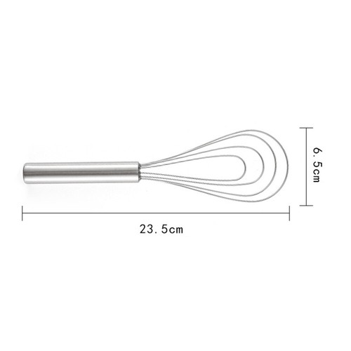 Egg Beater Milk Whisk Stainless Steel Eggbeater Kitchen Hand Mixer - Picture 9 of 12
