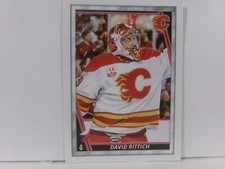 2020-21 Topps NHL Stickers #76 David Rittich Calgary Flames