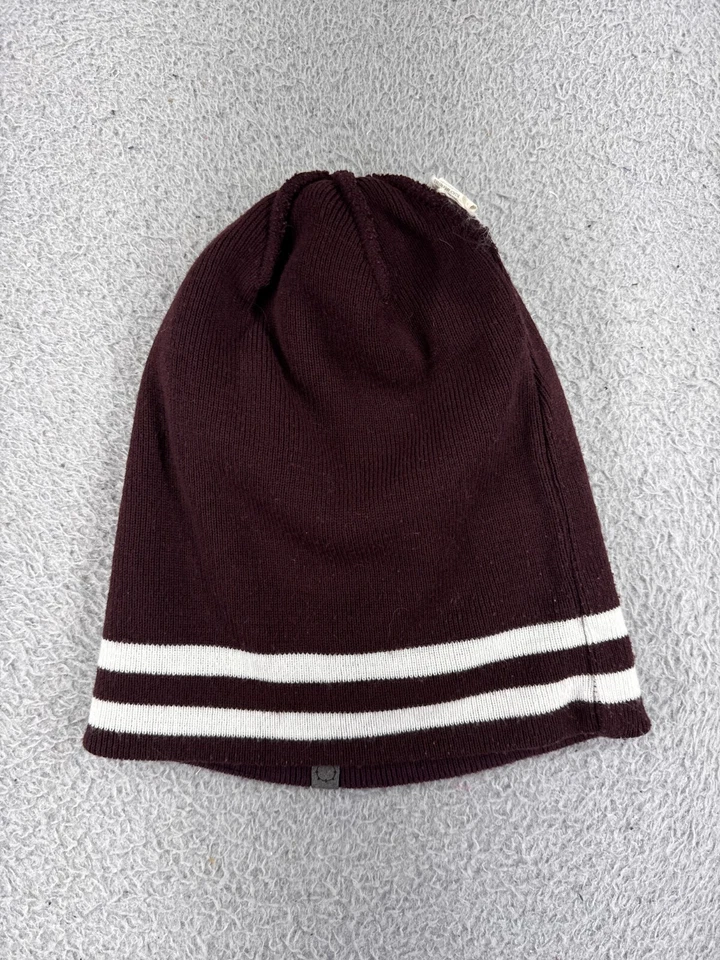 Empyre Gorro Toque Adulto Talla Única Rojo Blanco Tejido 100% Acrílico Hecho en Canadá Foto 3 de 4