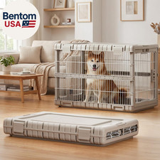 Collapsible Dog Crate for Large Dogs - 36" L Heavy Duty Dog Kennel No Tools Requ