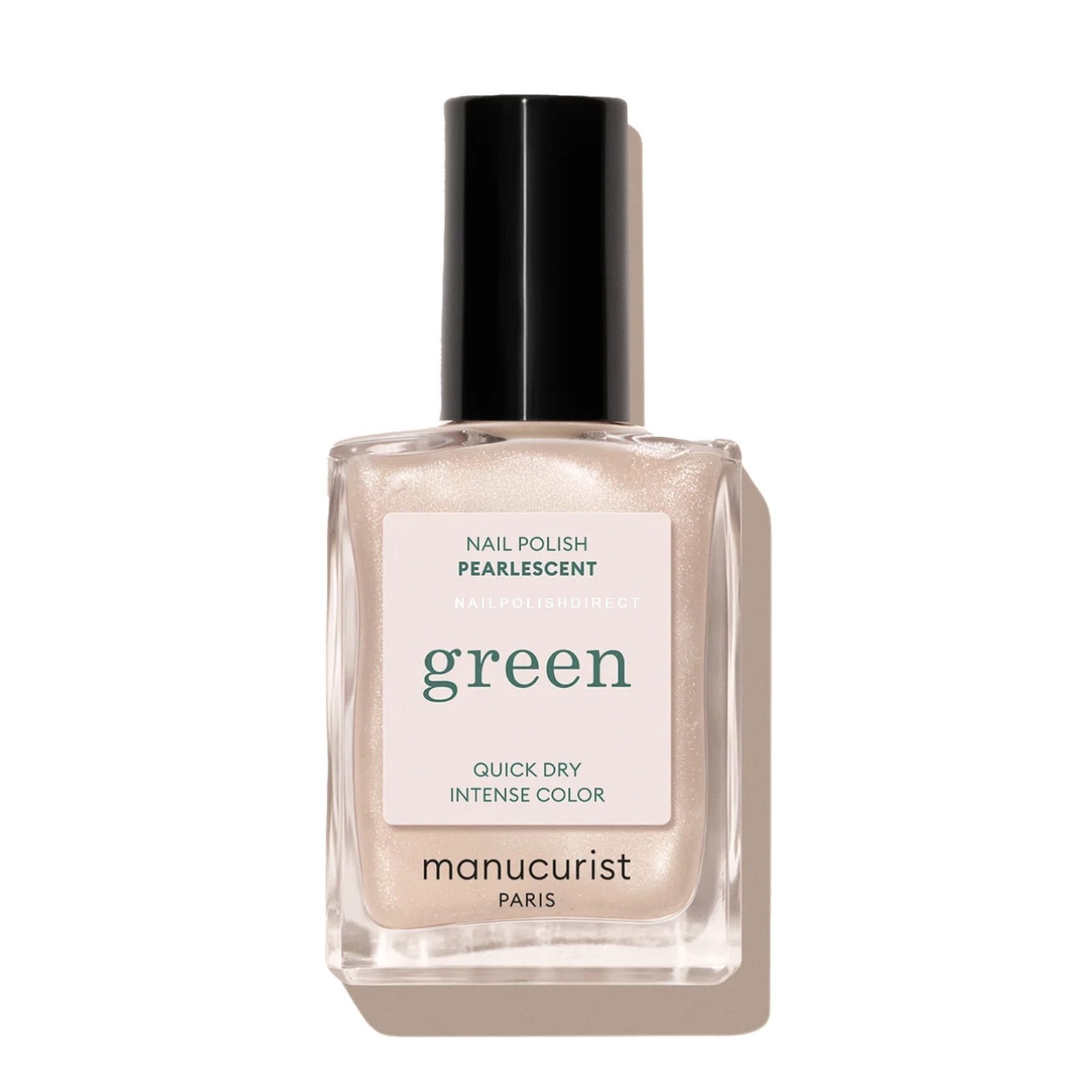 Manucurist Green Vegan-Friendly Nail Polish - Pearlescent 15ml (33234)